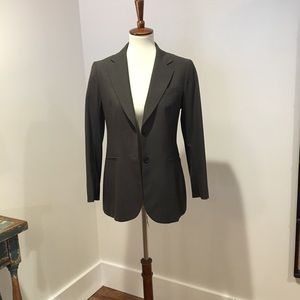 Theory size 8 charcoal gray blazer